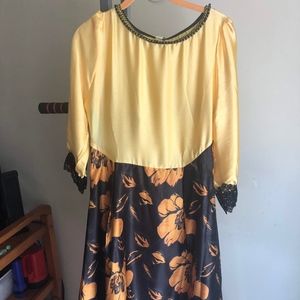 Gold Party Dress